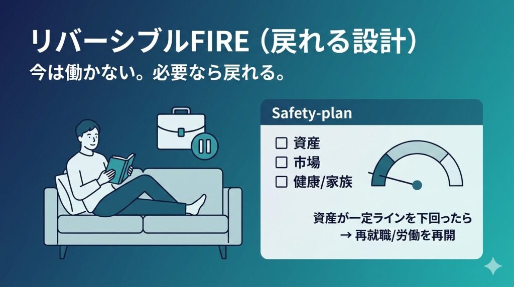 Reversible FIRE（リバーシブルFIRE）の説明、意味