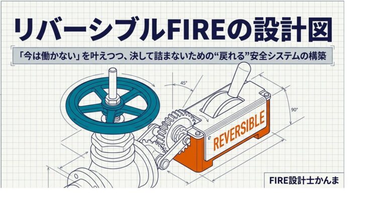 リバーシブルFIREとは？「今は働かない」けど“戻れる設計”で詰まないための考え方とチェックリスト