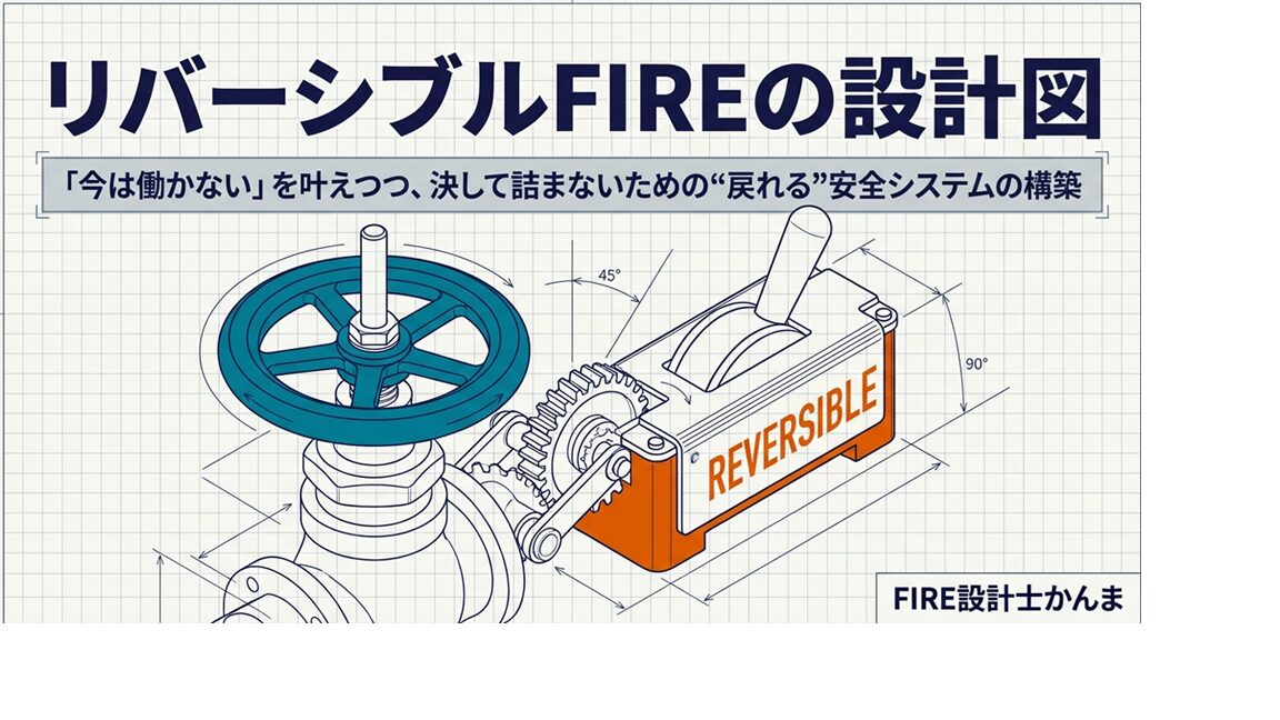 リバーシブルFIREとは？「今は働かない」けど“戻れる設計”で詰まないための考え方とチェックリスト