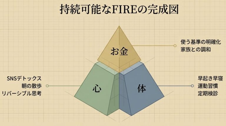 FIRE後にお金より大事なものはたった2つ｜心と体を崩して気付いた話