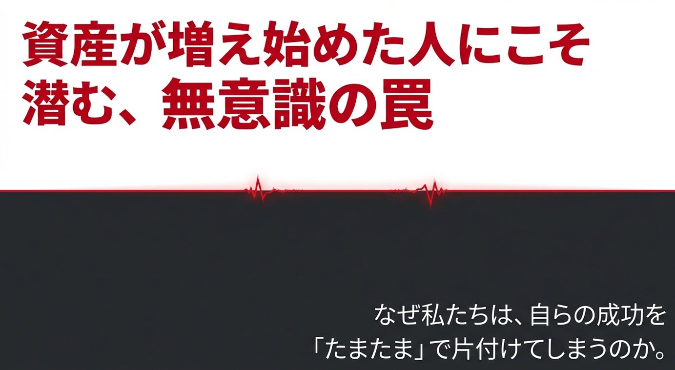 資産が増え始めた人にこそ読んでほしい本｜成功を自分で否定しないために